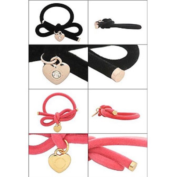 Marc Jacobs Bow With Heart Charm Pony Holders - Picture 2 of 3